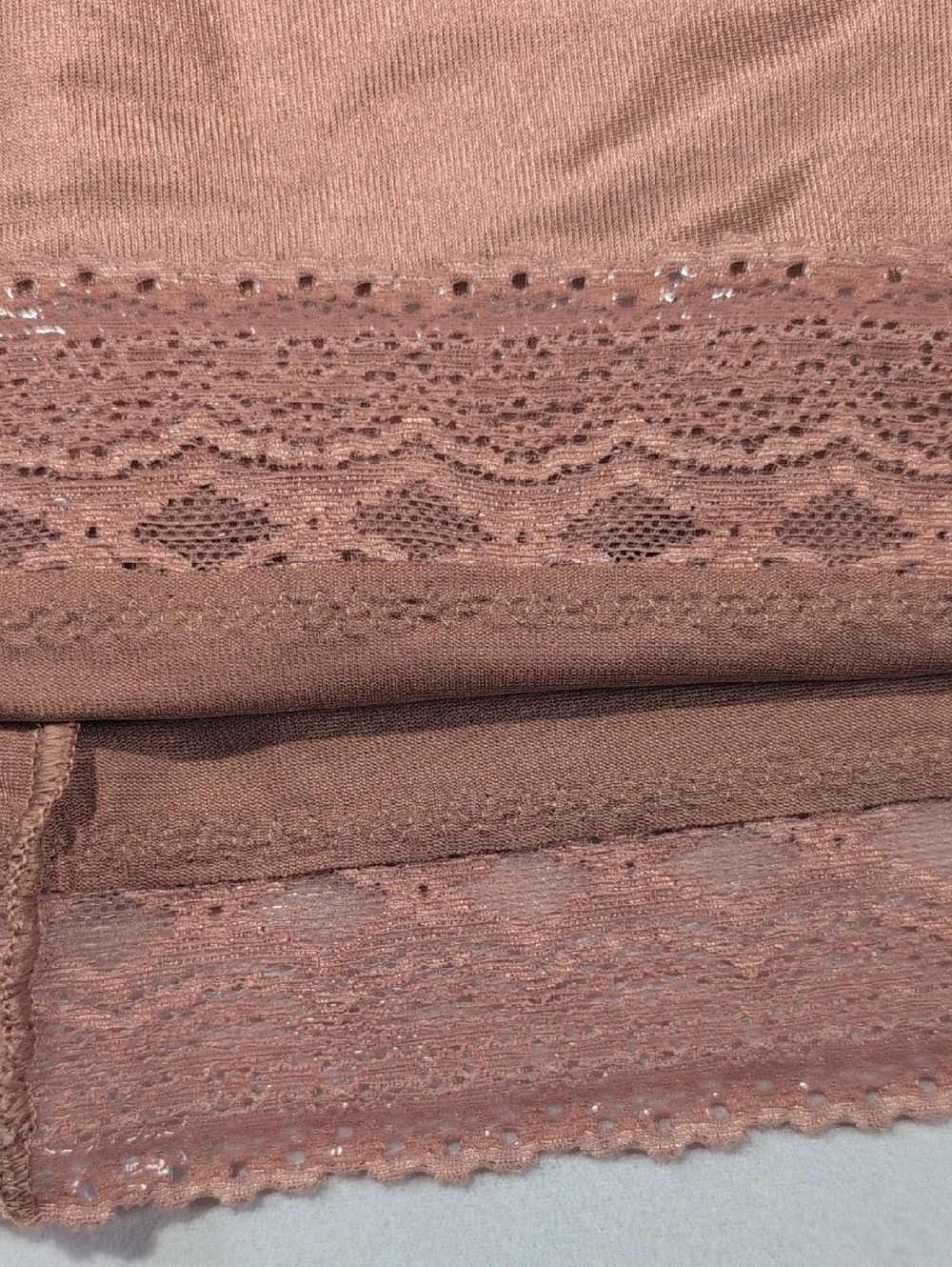 Ruby Ribbon Pin-Up Cami Level 4 Support Size 42 in Latte Brown - Picture 4 of 5